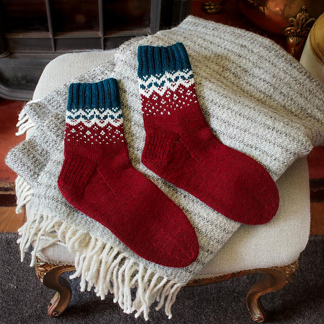Festive Mistletoe Socks Kit