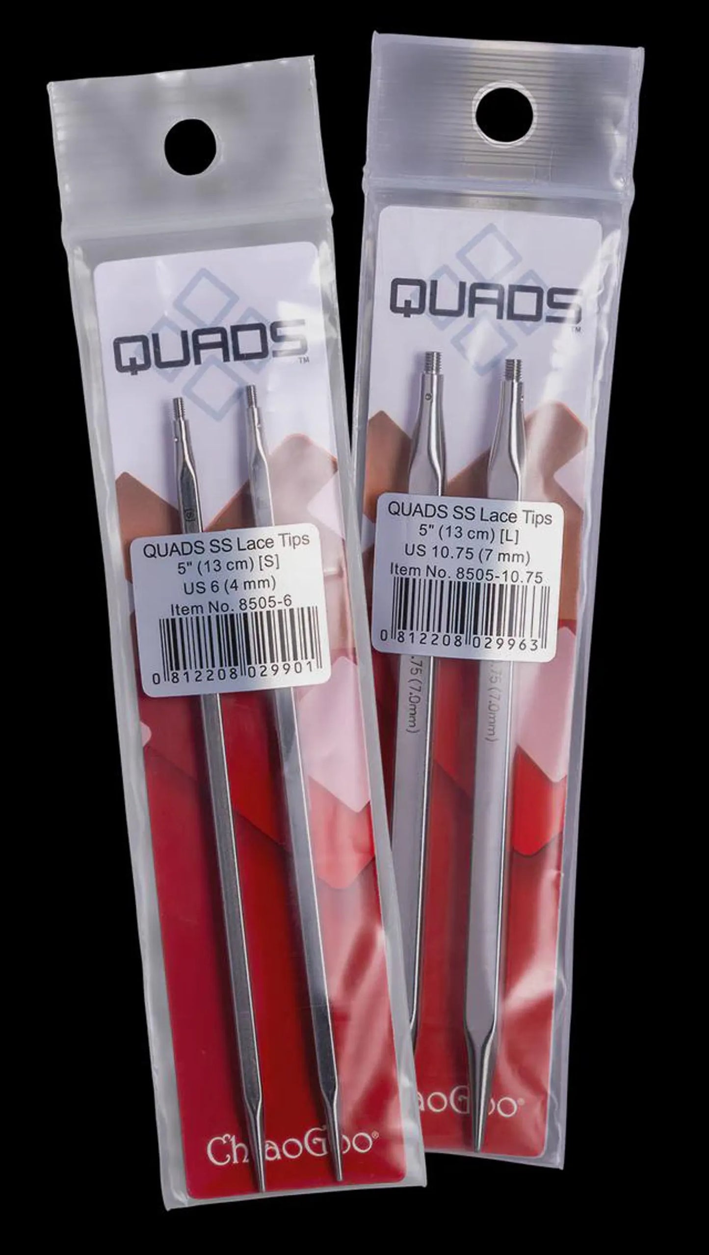 Quad Interchangeable Lace Tips (4")