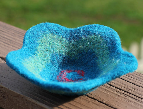 Felted Flower Bowl Class