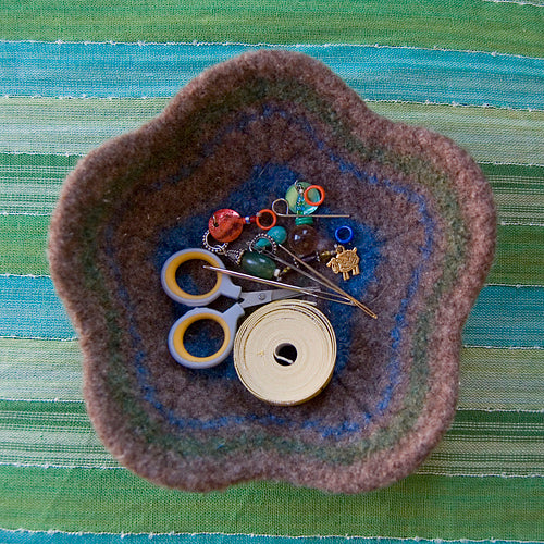 Felted Flower Bowl Class
