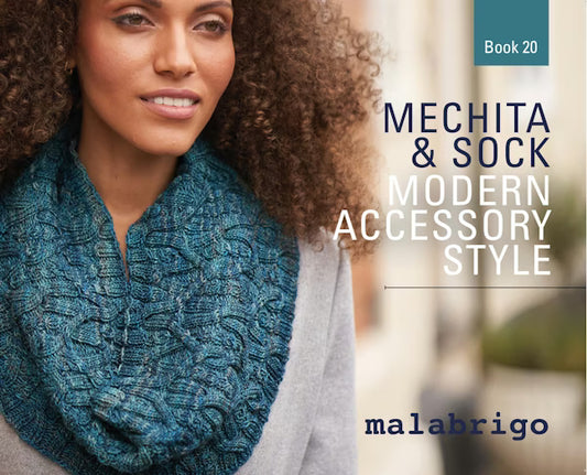 Malabrigo Book 20 Mechita & Sock, Modern Accessory Style