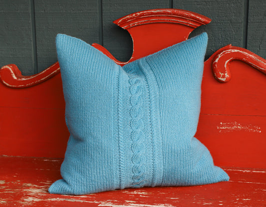 Learn to Knit Pillow